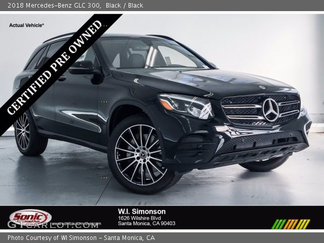 2018 Mercedes-Benz GLC 300 in Black