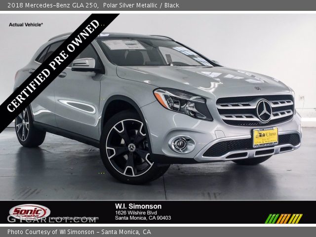 2018 Mercedes-Benz GLA 250 in Polar Silver Metallic