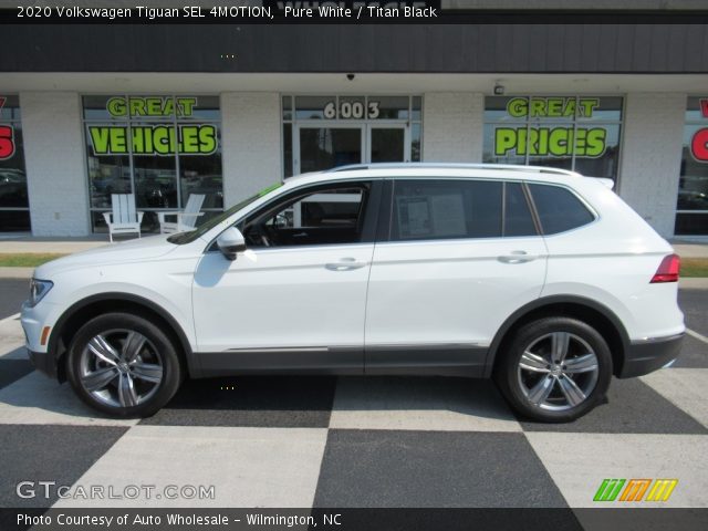 2020 Volkswagen Tiguan SEL 4MOTION in Pure White
