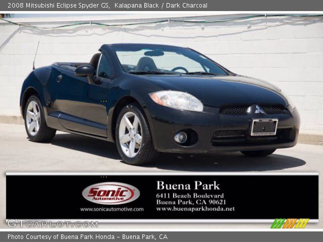 2008 Mitsubishi Eclipse Spyder GS in Kalapana Black