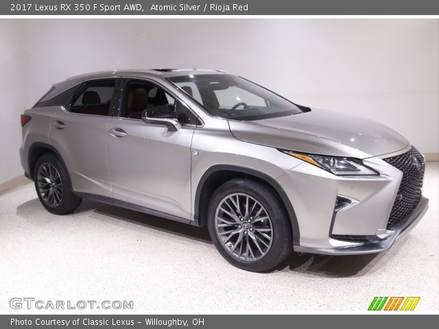 2017 Lexus RX 350 F Sport AWD in Atomic Silver