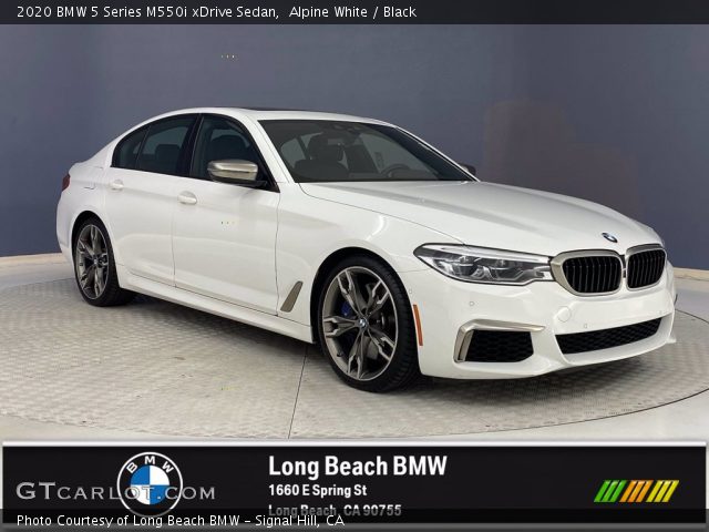 2020 BMW 5 Series M550i xDrive Sedan in Alpine White