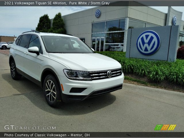 2021 Volkswagen Tiguan SE 4Motion in Pure White