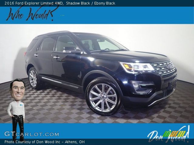 2016 Ford Explorer Limited 4WD in Shadow Black