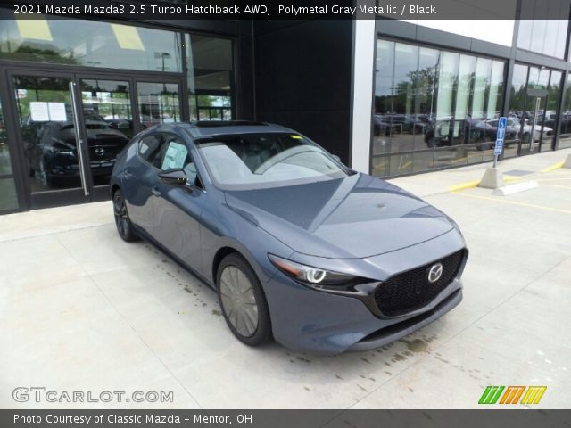 2021 Mazda Mazda3 2.5 Turbo Hatchback AWD in Polymetal Gray Metallic