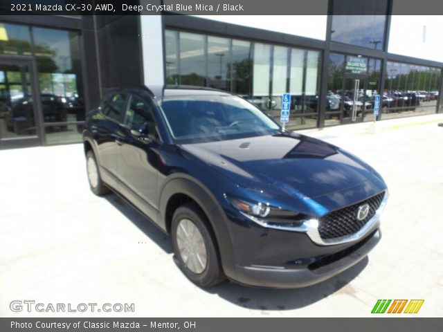 2021 Mazda CX-30 AWD in Deep Crystal Blue Mica