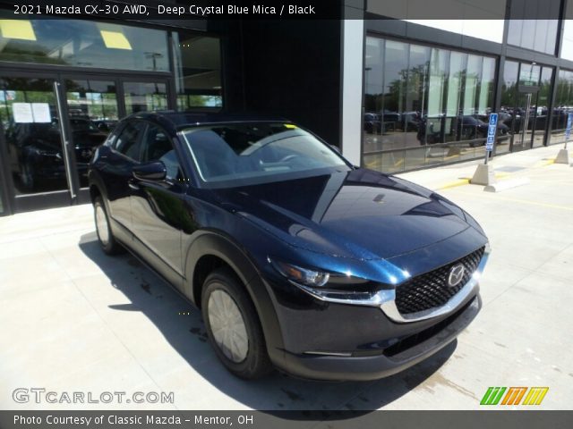 2021 Mazda CX-30 AWD in Deep Crystal Blue Mica
