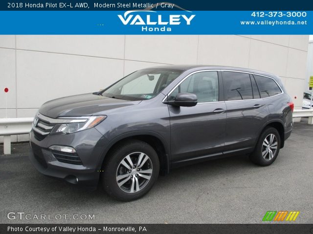 2018 Honda Pilot EX-L AWD in Modern Steel Metallic
