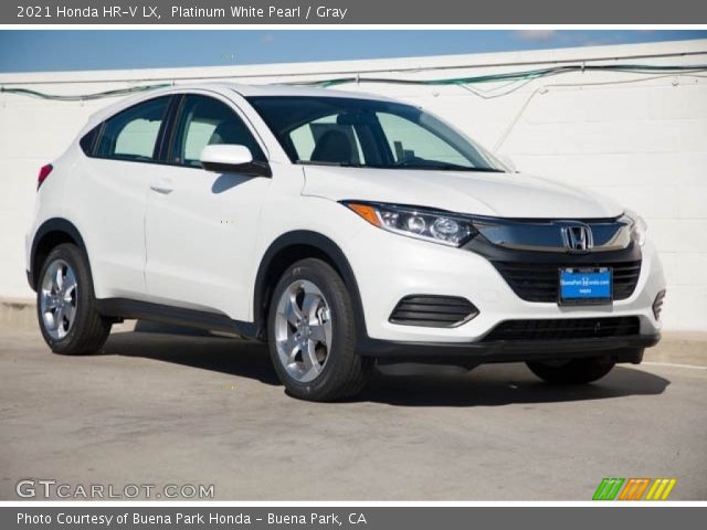 2021 Honda HR-V LX in Platinum White Pearl