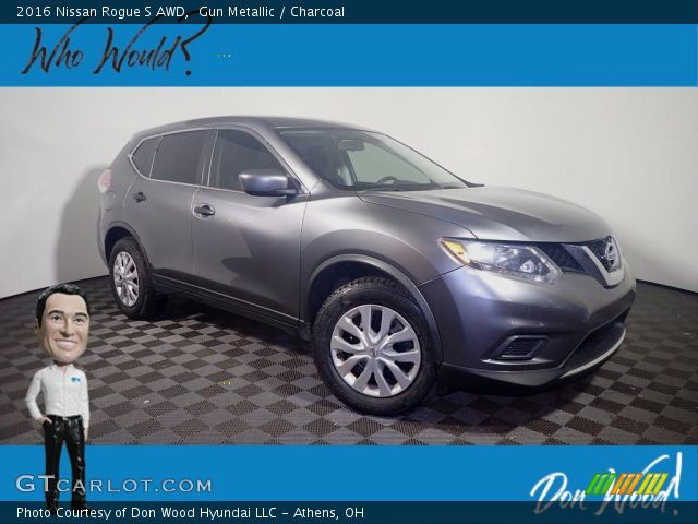 2016 Nissan Rogue S AWD in Gun Metallic