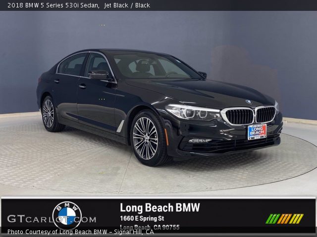2018 BMW 5 Series 530i Sedan in Jet Black