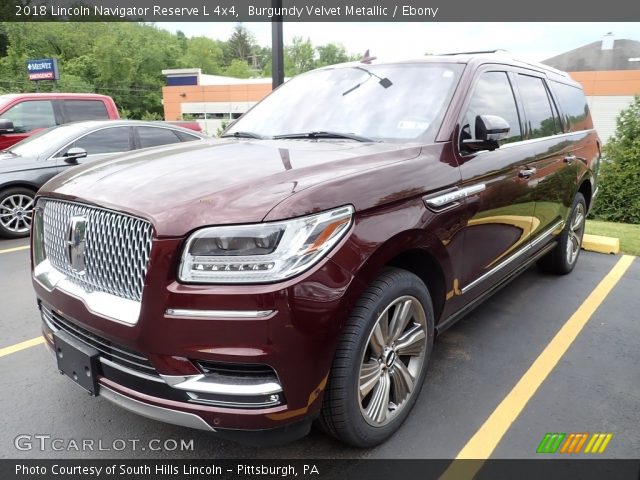 2018 Lincoln Navigator Reserve L 4x4 in Burgundy Velvet Metallic