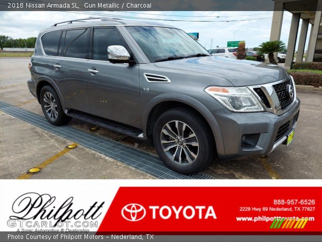 2018 Nissan Armada SL in Gun Metallic