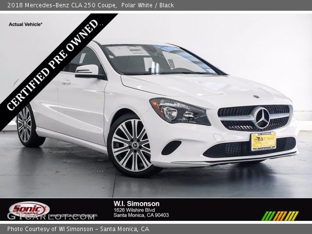 2018 Mercedes-Benz CLA 250 Coupe in Polar White