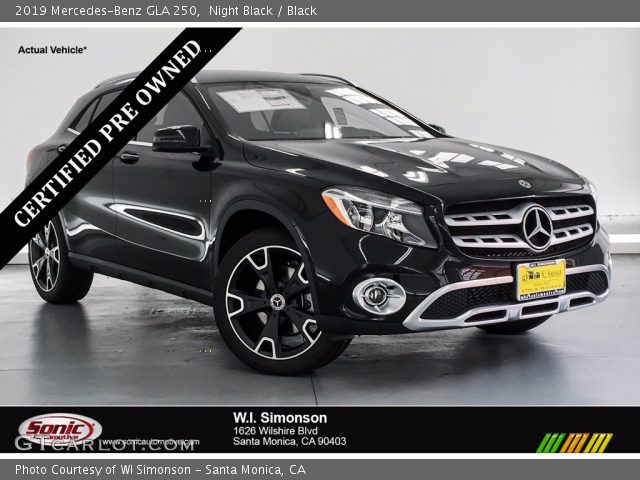 2019 Mercedes-Benz GLA 250 in Night Black