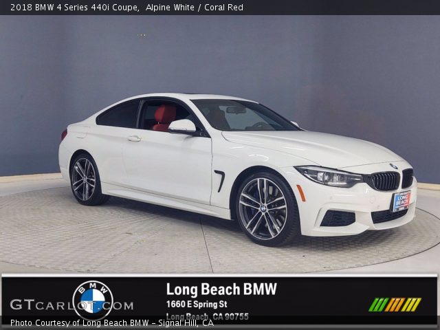 2018 BMW 4 Series 440i Coupe in Alpine White