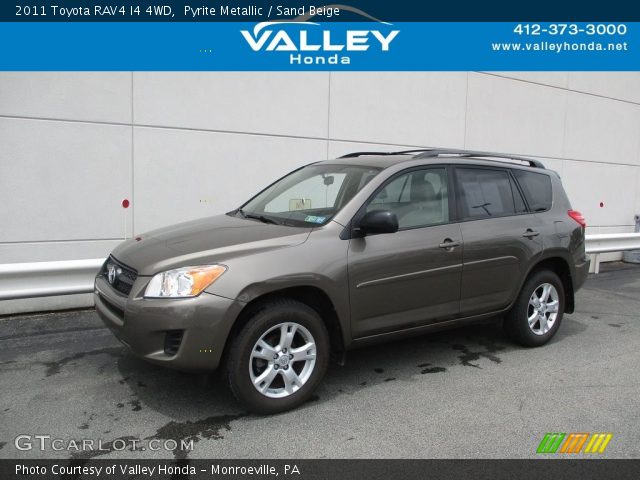 2011 Toyota RAV4 I4 4WD in Pyrite Metallic