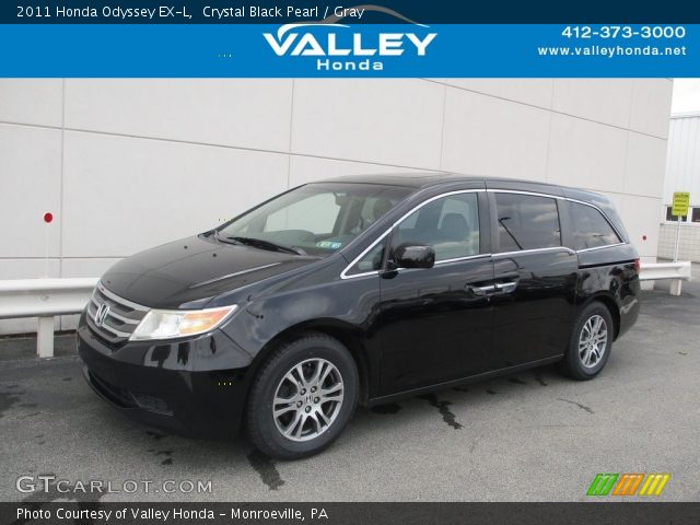 2011 Honda Odyssey EX-L in Crystal Black Pearl