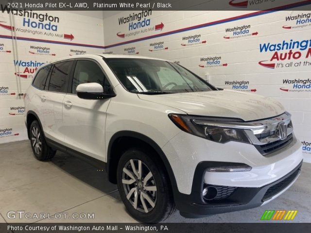 2021 Honda Pilot EX-L AWD in Platinum White Pearl