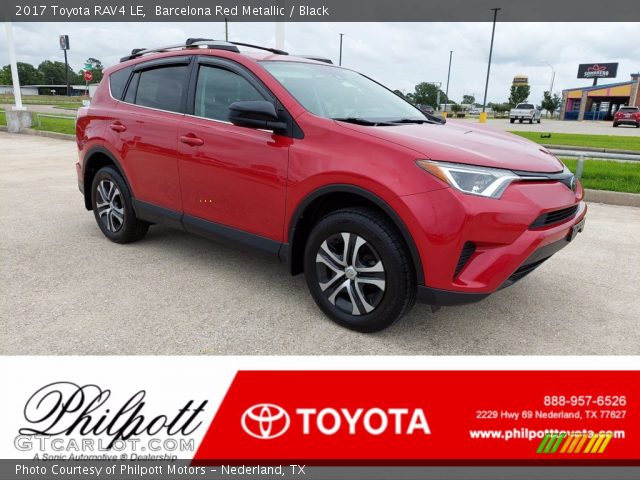 2017 Toyota RAV4 LE in Barcelona Red Metallic
