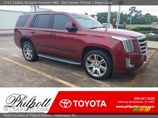 2016 Cadillac Escalade Premium 4WD in Red Passion Tintcoat