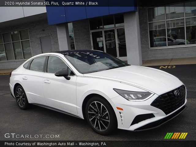 2020 Hyundai Sonata SEL Plus in Quartz White
