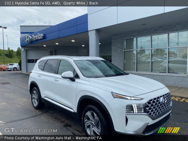 2021 Hyundai Santa Fe SEL AWD in Quartz White