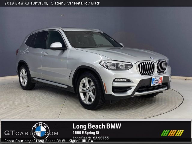 2019 BMW X3 sDrive30i in Glacier Silver Metallic