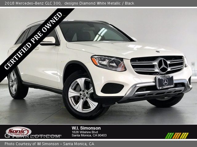 2018 Mercedes-Benz GLC 300 in designo Diamond White Metallic
