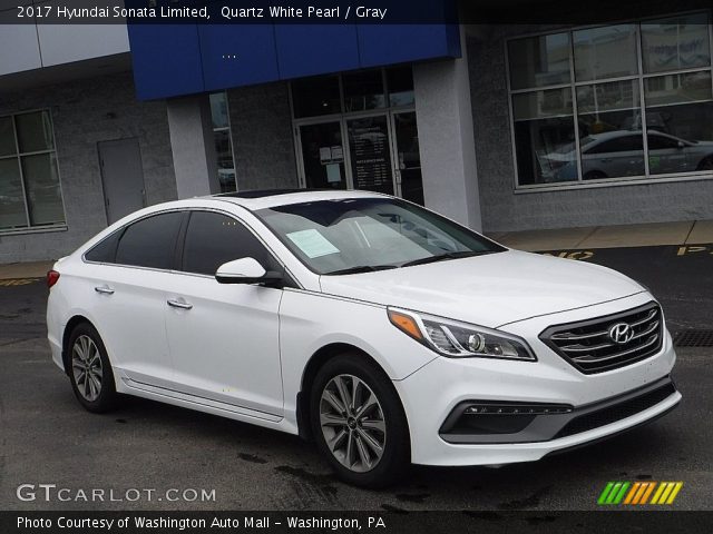 2017 Hyundai Sonata Limited in Quartz White Pearl