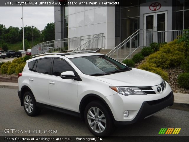 2013 Toyota RAV4 Limited AWD in Blizzard White Pearl