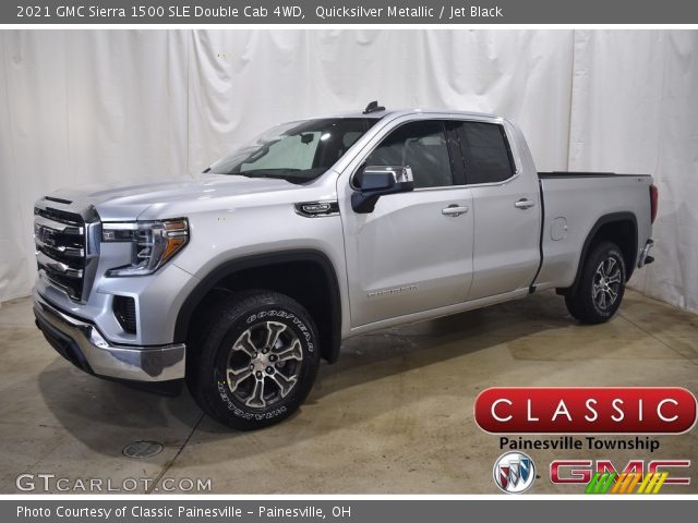 2021 GMC Sierra 1500 SLE Double Cab 4WD in Quicksilver Metallic