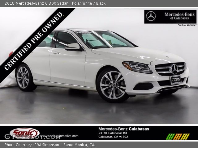 2018 Mercedes-Benz C 300 Sedan in Polar White