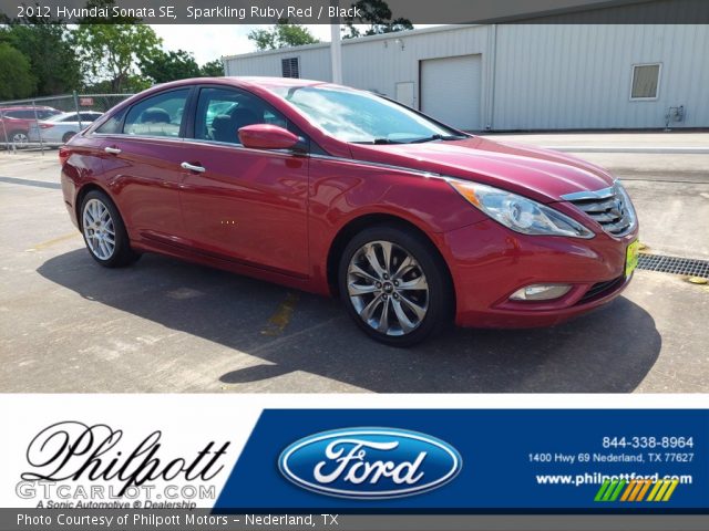 2012 Hyundai Sonata SE in Sparkling Ruby Red