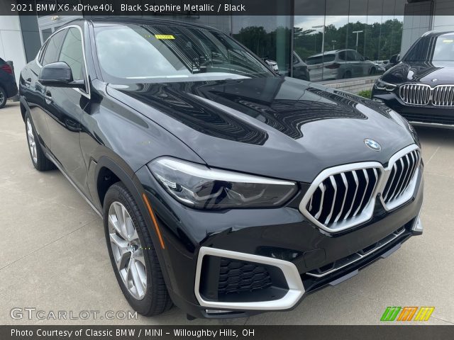 2021 BMW X6 xDrive40i in Black Sapphire Metallic