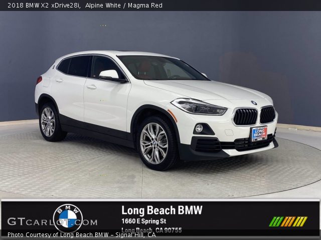 2018 BMW X2 xDrive28i in Alpine White