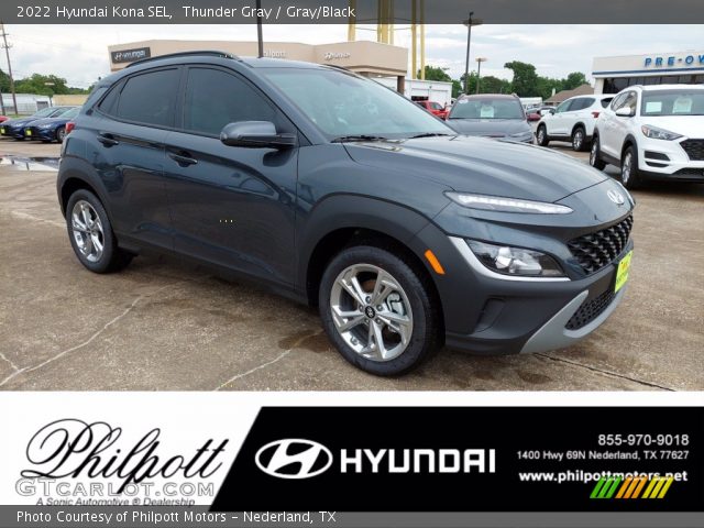 2022 Hyundai Kona SEL in Thunder Gray
