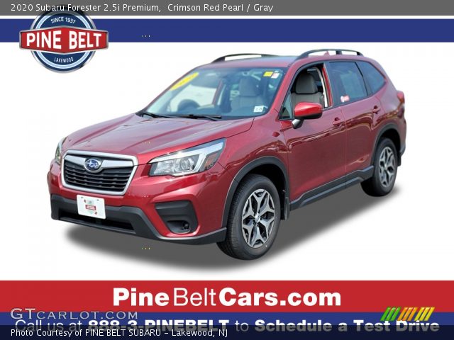 2020 Subaru Forester 2.5i Premium in Crimson Red Pearl