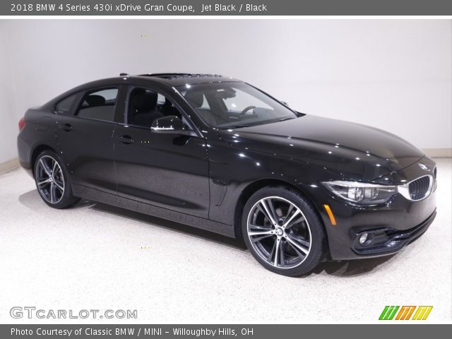 2018 BMW 4 Series 430i xDrive Gran Coupe in Jet Black