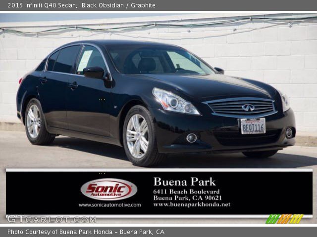 2015 Infiniti Q40 Sedan in Black Obsidian