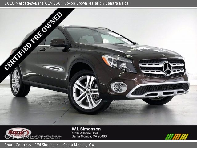 2018 Mercedes-Benz GLA 250 in Cocoa Brown Metallic