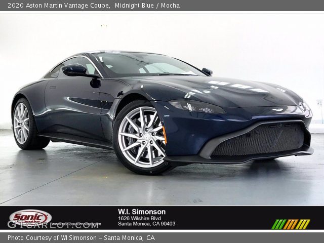 2020 Aston Martin Vantage Coupe in Midnight Blue