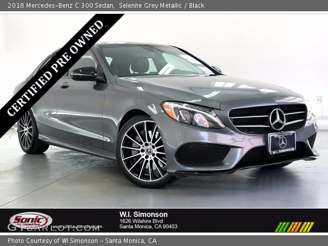 2018 Mercedes-Benz C 300 Sedan in Selenite Grey Metallic