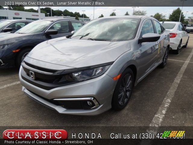 2021 Honda Civic EX Sedan in Lunar Silver Metallic