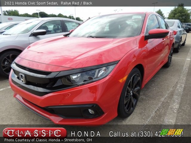 2021 Honda Civic Sport Sedan in Rallye Red