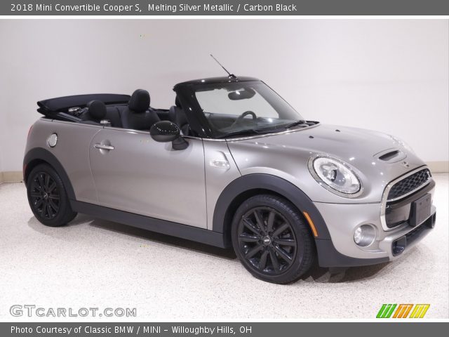 2018 Mini Convertible Cooper S in Melting Silver Metallic