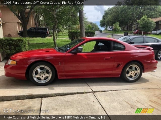 1995 Ford Mustang SVT Cobra Coupe in Rio Red