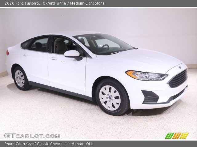 2020 Ford Fusion S in Oxford White