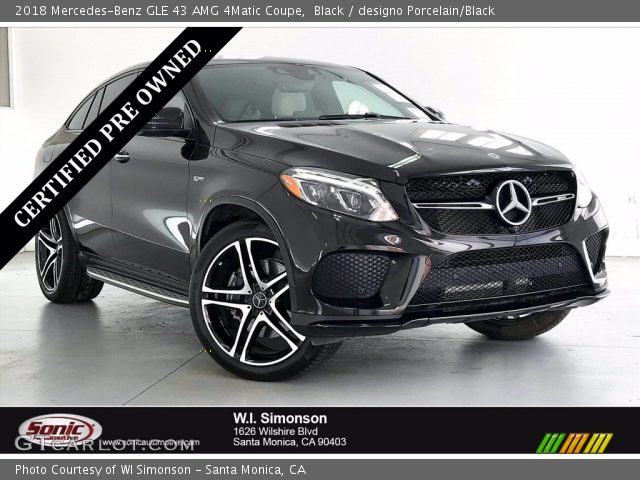 2018 Mercedes-Benz GLE 43 AMG 4Matic Coupe in Black