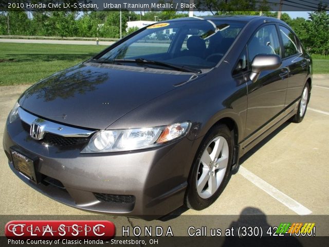 2010 Honda Civic LX-S Sedan in Urban Titanium Metallic